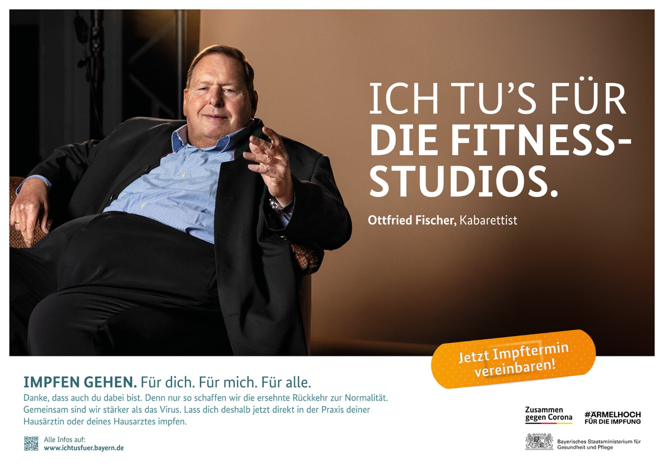 Bayerisches Gesundheitsministerium — #ÄrmelHoch — Vaccination Campaign